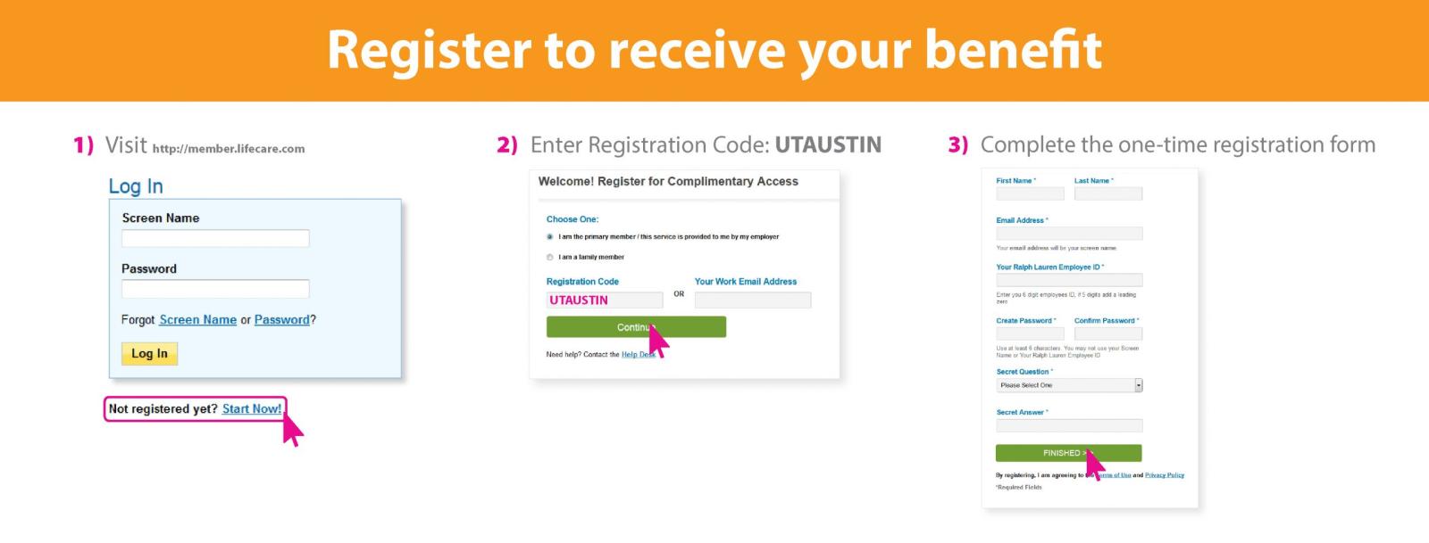 LifeCare Registration