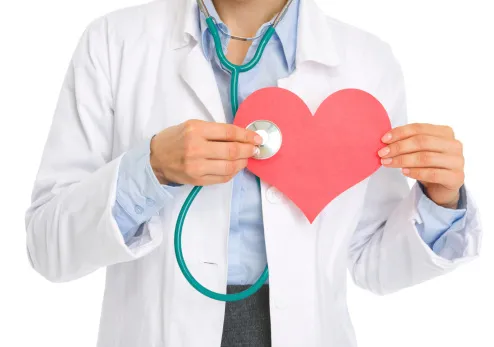 Heart and stethoscope