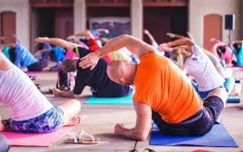 yoga class