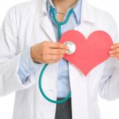 Heart and stethoscope Heart and stethoscope